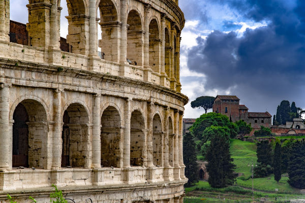 Photo of colosseum to depict solid business foundations